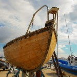 Zadar kikötő halászbárka