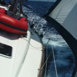 sailing, hajó fedélzet, szélben