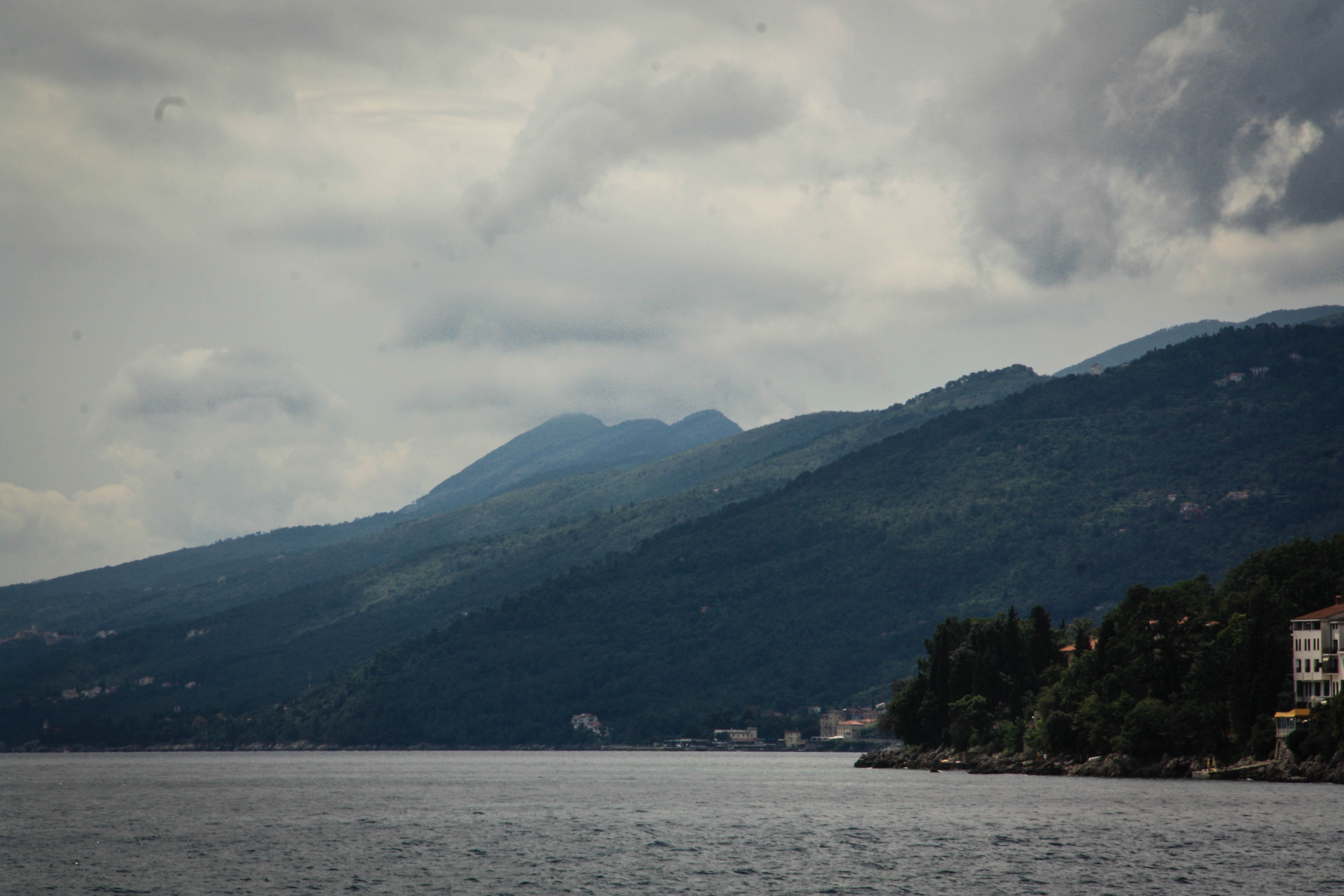 Fiume kilátás Abbáziára