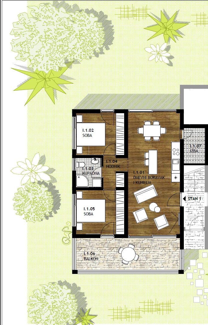 új építésű apartman házak