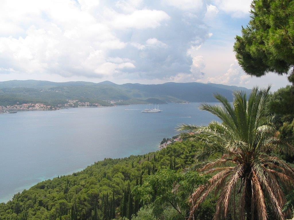 Peljesac kilátás panoráma