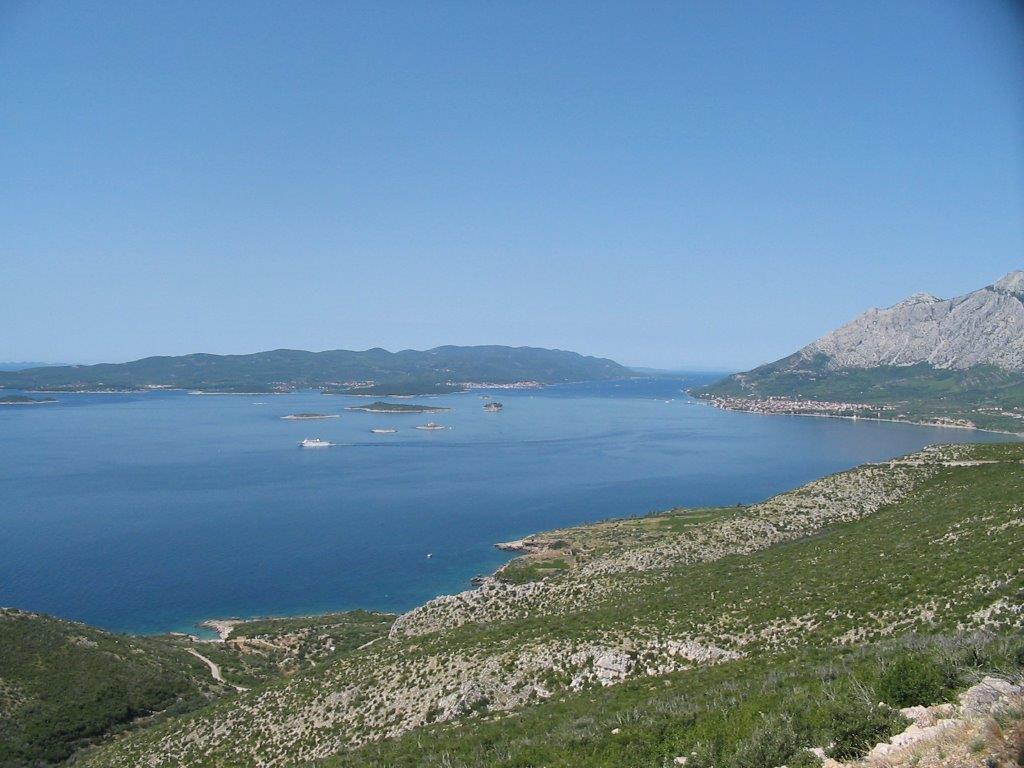 Peljesac panoráma, tenger